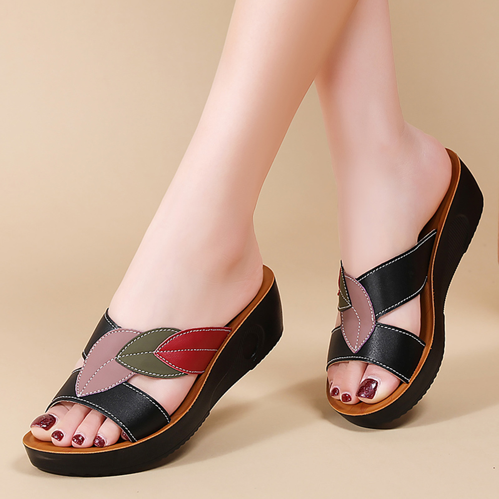 Ethnic Modern Fashion - Женские кроссовки на толстой подошве, сандалии,