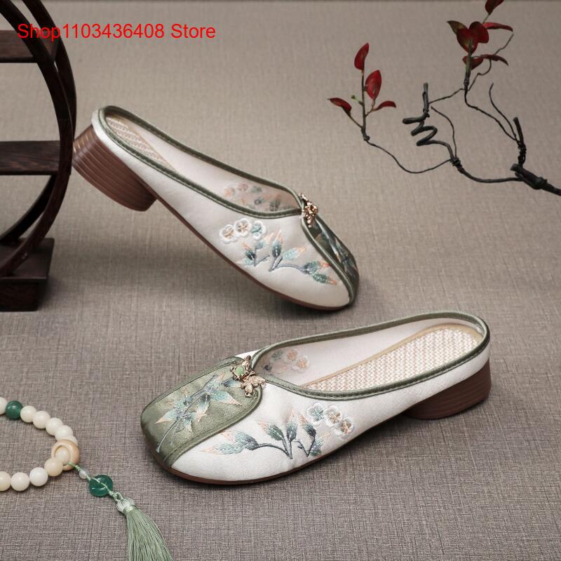 Новые вышитые домашние тапочки – обзор и цена Ethnic Fashion Women
