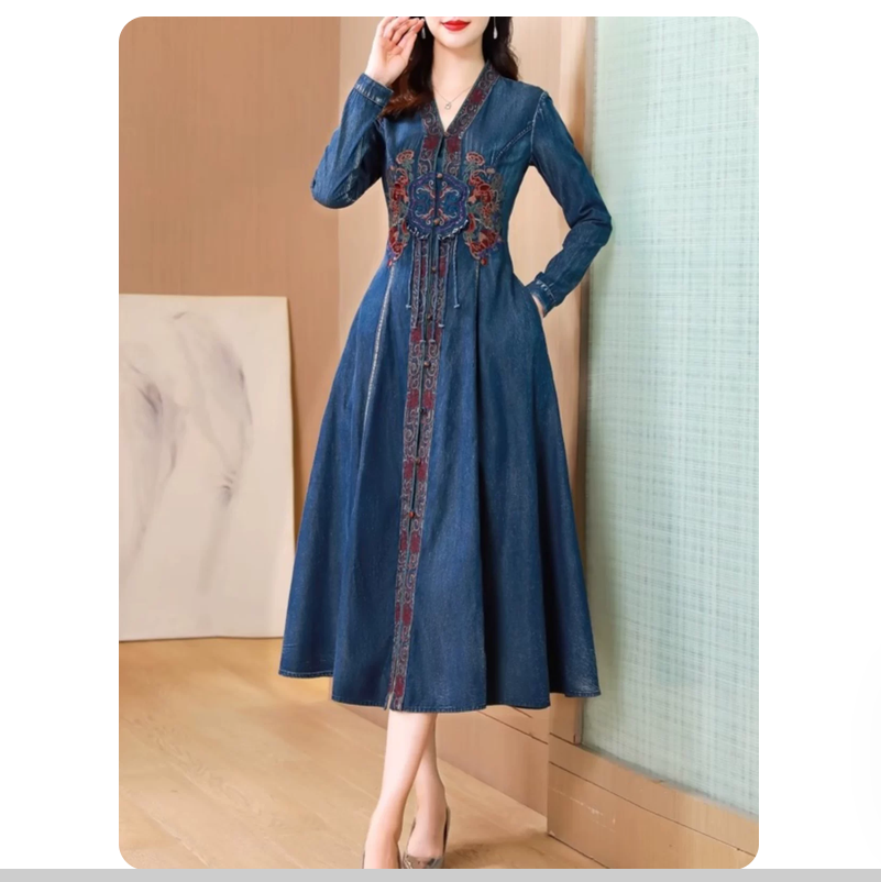 Новое весенне-осеннее платье в – обзор и цена New Ethnic Fashion
